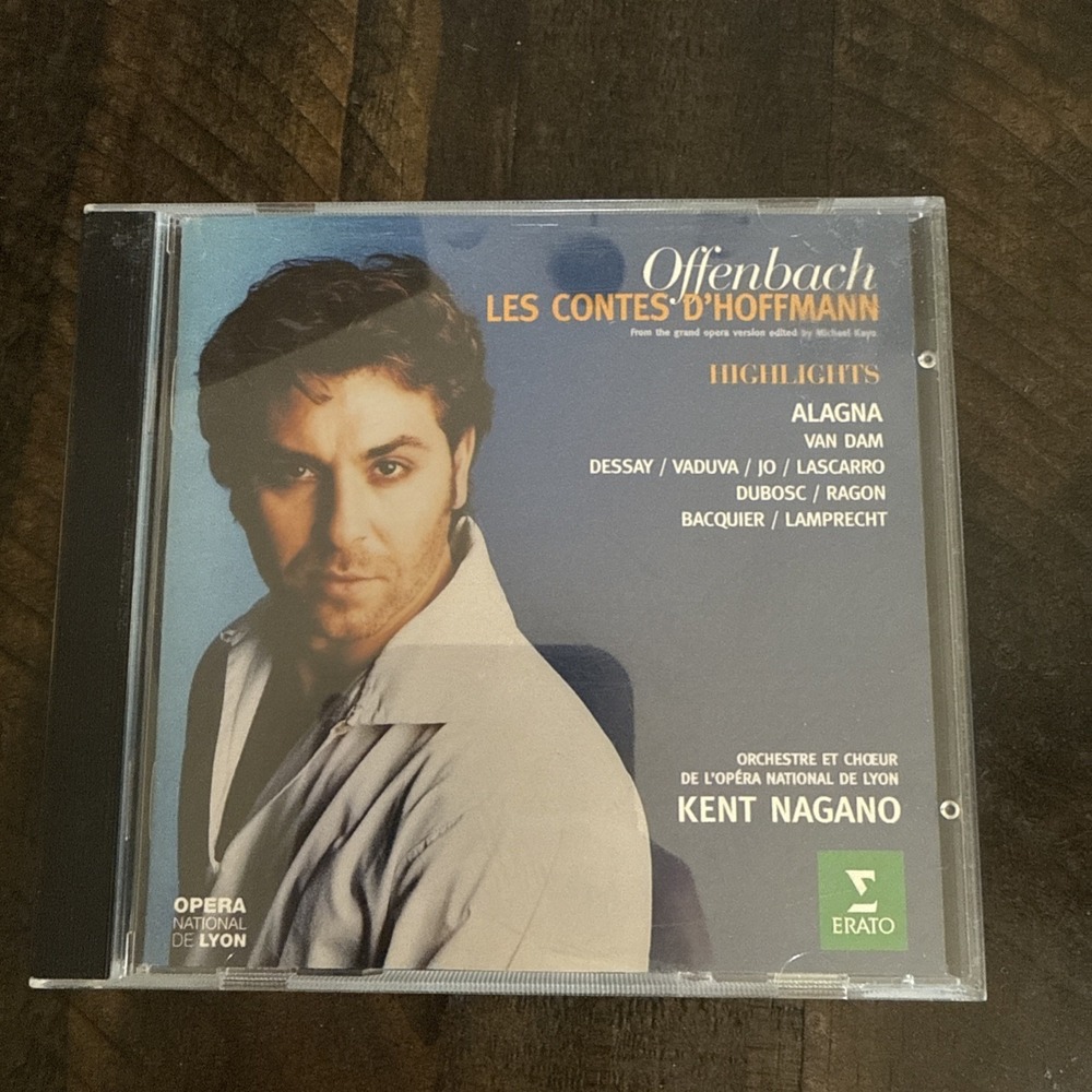 Offenbach Les Contes D'Hoffmann CD Alagna Van Dam Nagano Erato 1996 Highlights